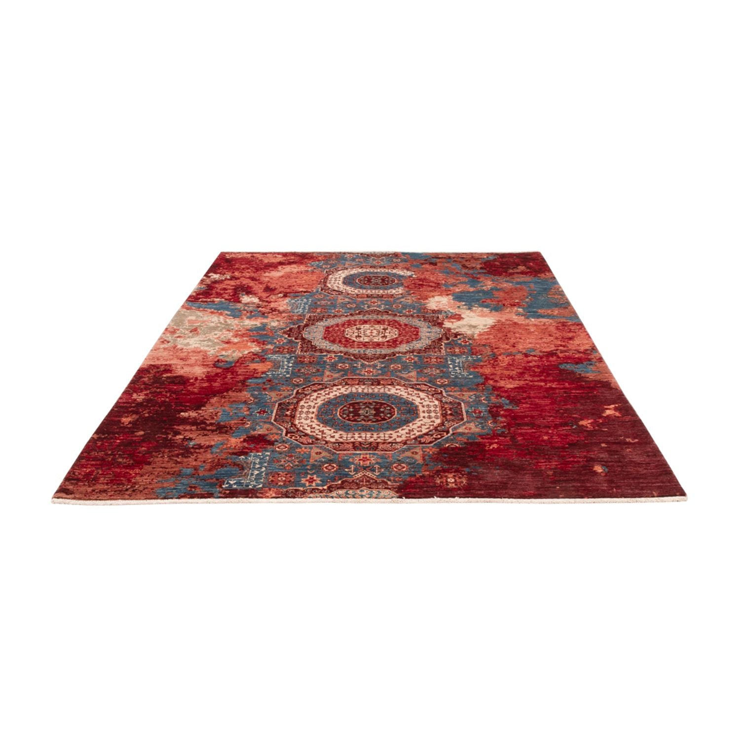 Designer Teppich - 235 x 171 cm - mehrfarbig