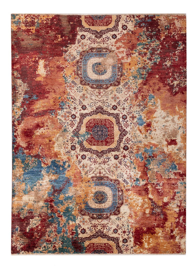 Designer Teppich - 228 x 170 cm - mehrfarbig