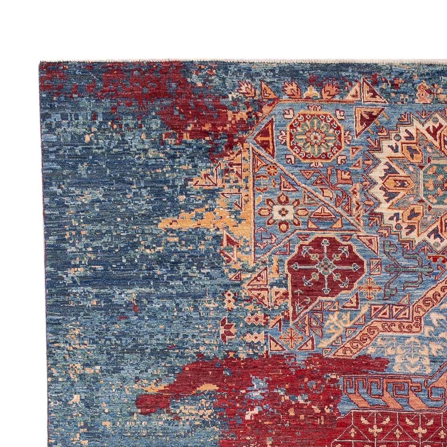 Designer Teppich - 239 x 173 cm - mehrfarbig