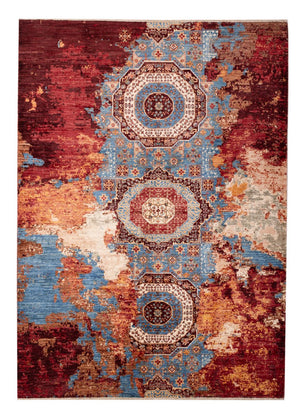 Designer Teppich - 236 x 174 cm - mehrfarbig