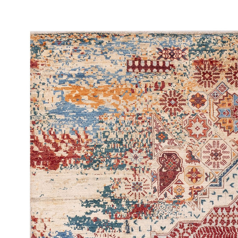 Designer Teppich - 239 x 176 cm - mehrfarbig