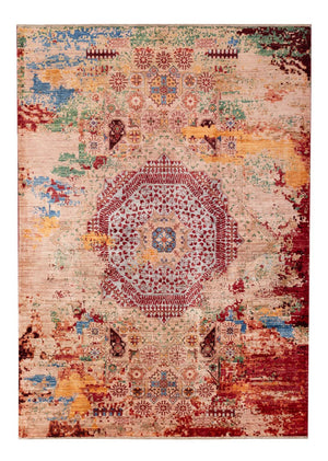 Designer Teppich - 239 x 175 cm - mehrfarbig