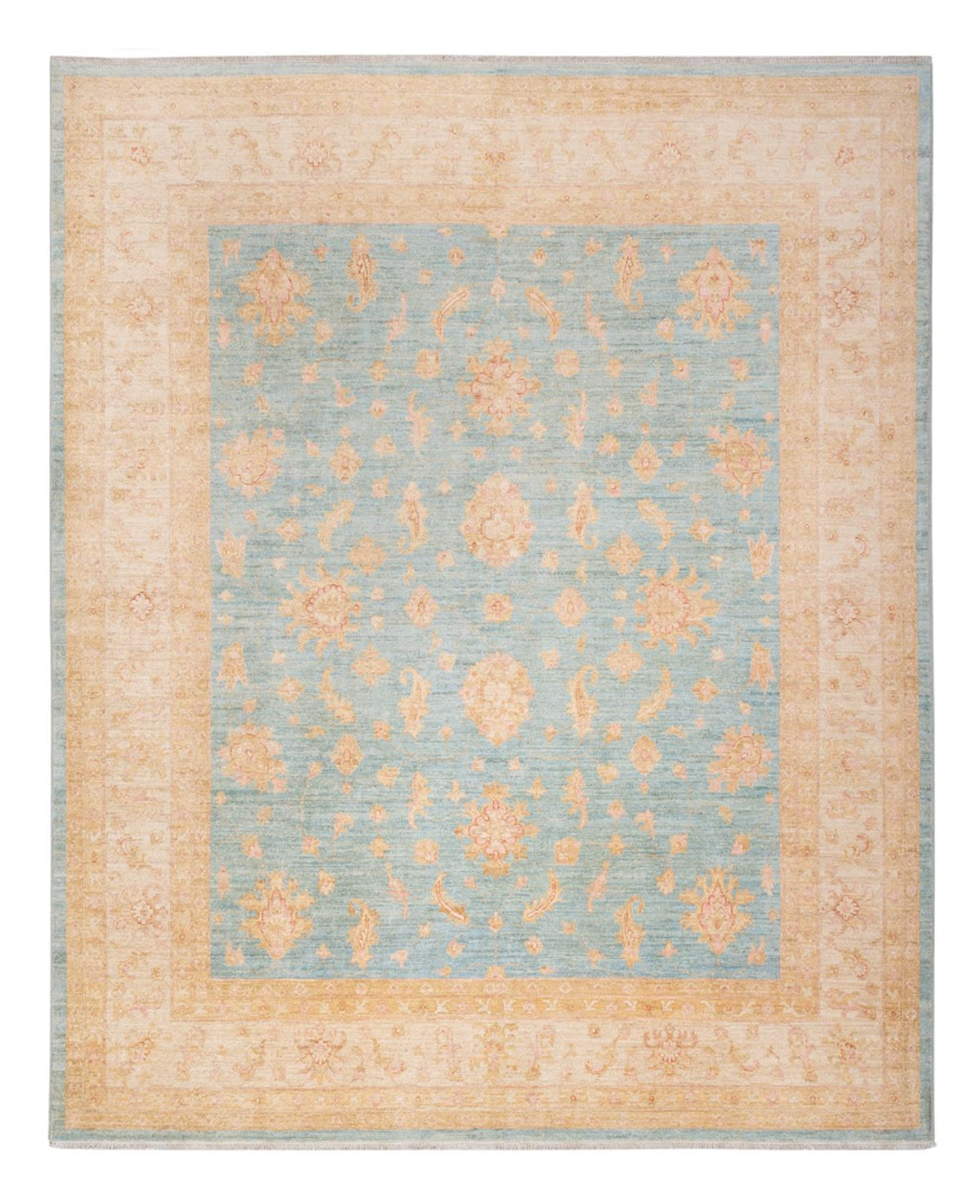 Ziegler Carpet - 298 x 254 cm - turkis