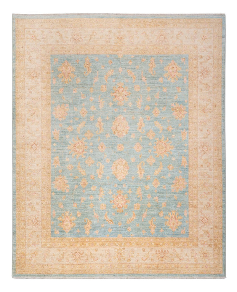 Ziegler Carpet - 298 x 254 cm - turkis