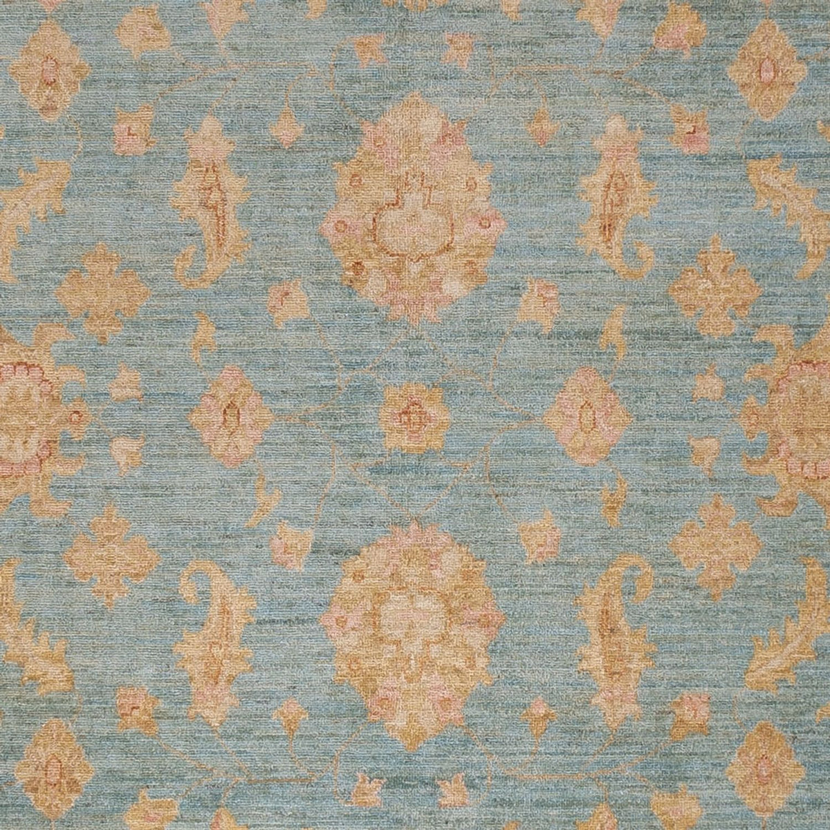 Ziegler Carpet - 298 x 254 cm - turkis