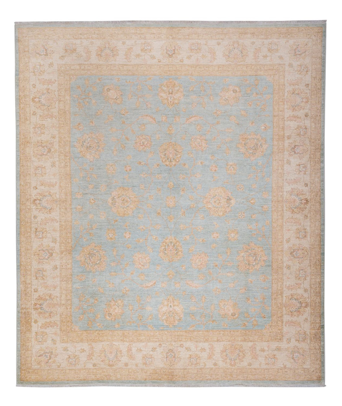 Ziegler Carpet - 298 x 254 cm - turkis