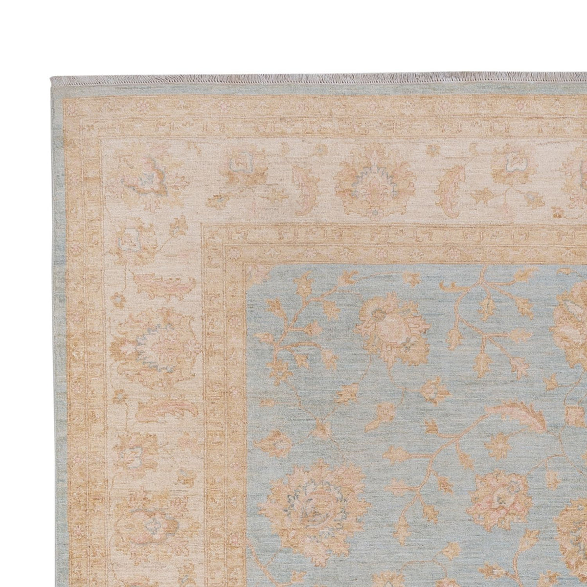 Ziegler Carpet - 298 x 254 cm - turkis