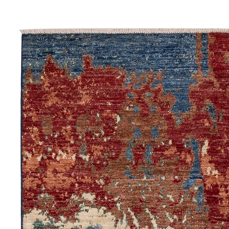Designer Teppich - 187 x 122 cm - mehrfarbig