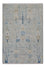 Designer Teppich - 181 x 120 cm - silber