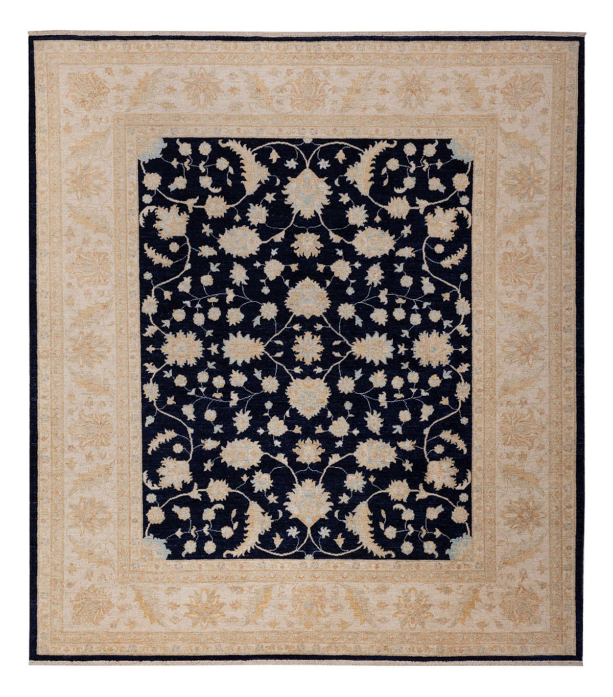 Ziegler Carpet - 290 x 259 cm - sort