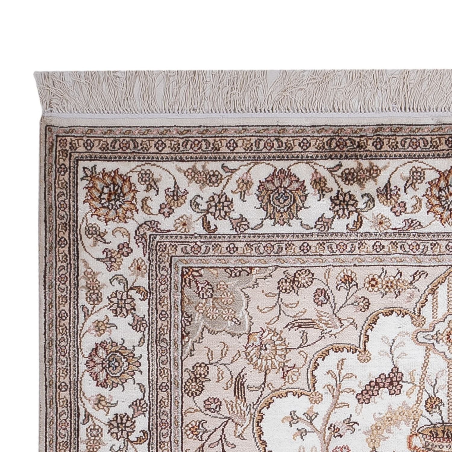 Seidenteppich - China Seide - 183 x 122 cm - creme
