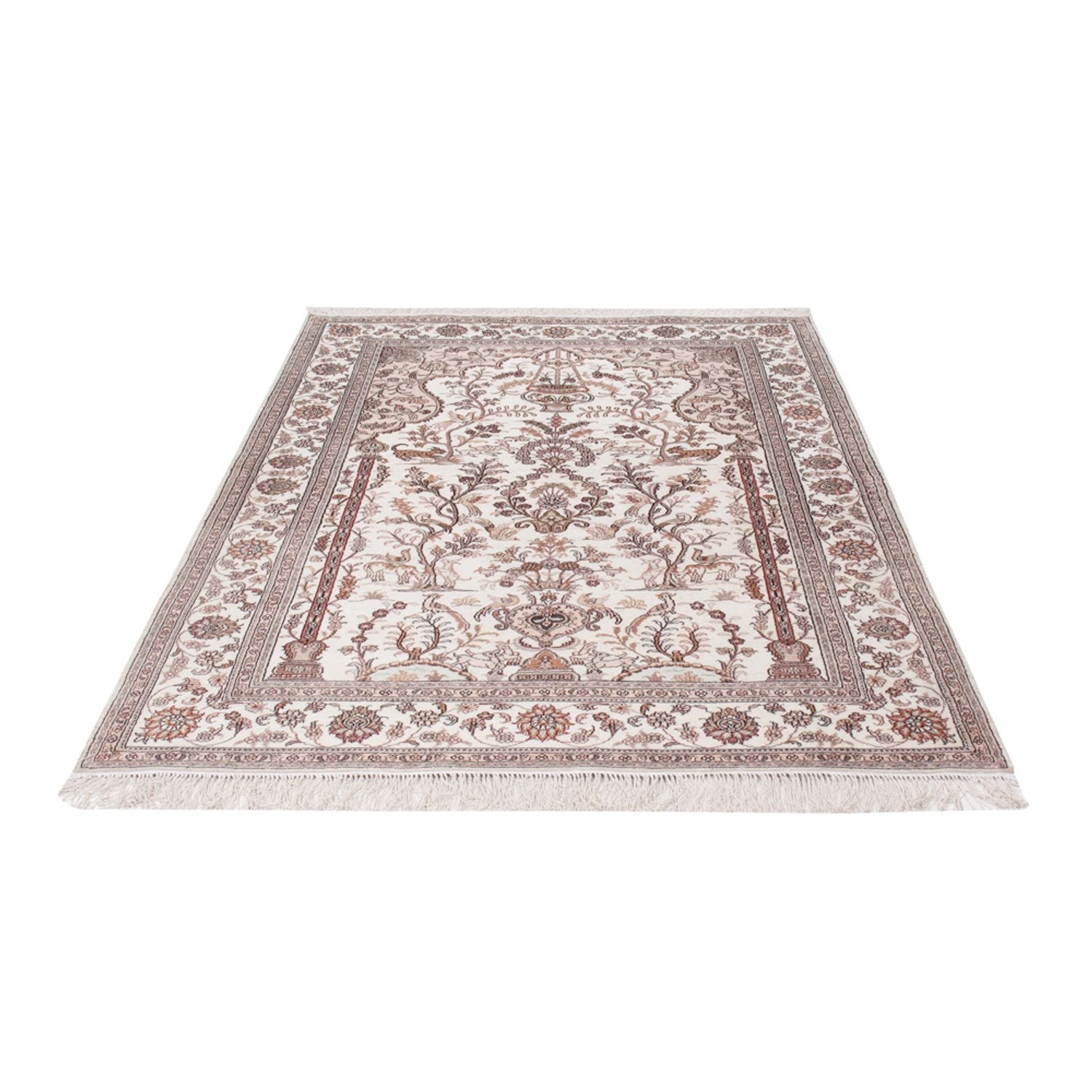 Seidenteppich - China Seide - 183 x 122 cm - creme