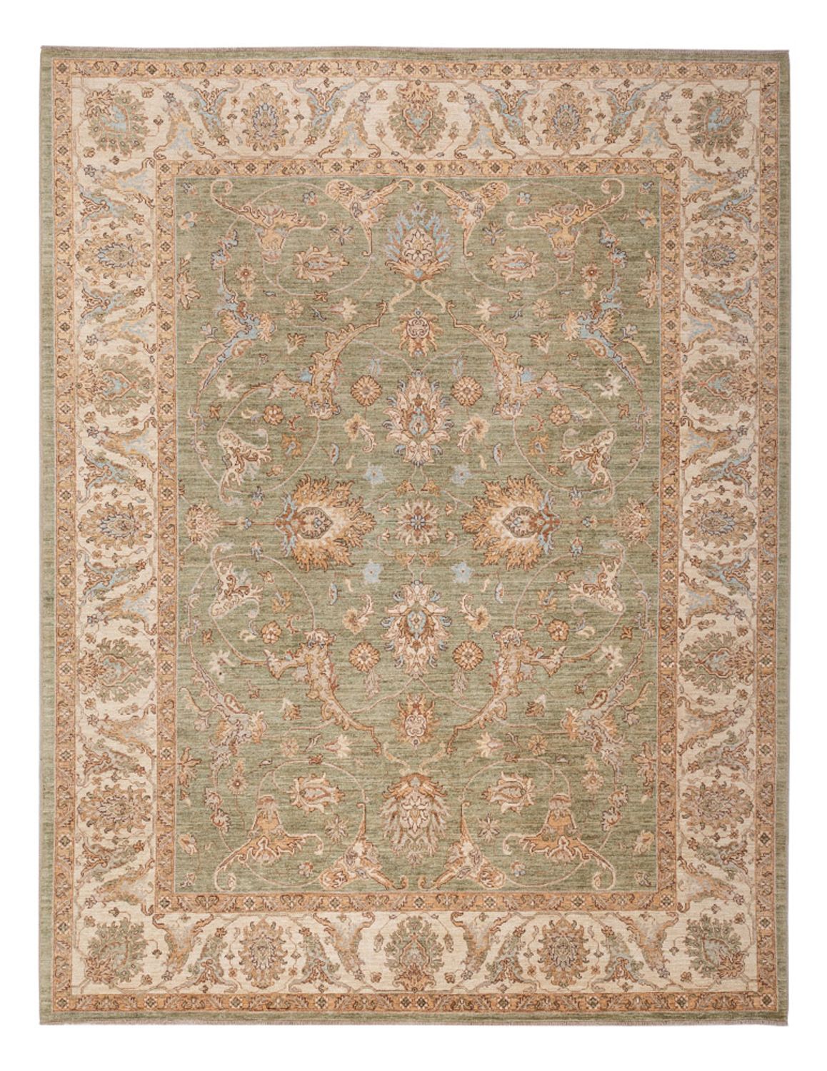 Ziegler Carpet - 306 x 246 cm - olivengrøn