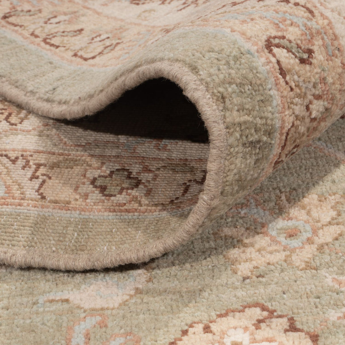 Ziegler Carpet - 306 x 246 cm - olivengrøn