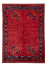 Afghansk tæppe - Kunduz - 238 x 176 cm - rød