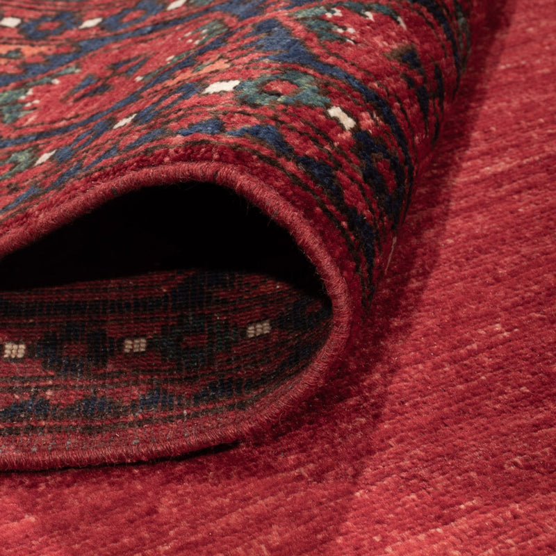 Afghansk tæppe - Kunduz - 238 x 176 cm - rød