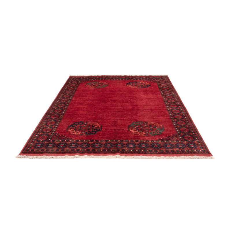 Afghansk tæppe - Kunduz - 238 x 176 cm - rød