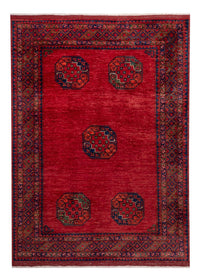 Afghansk tæppe - Kunduz - 236 x 172 cm - rød