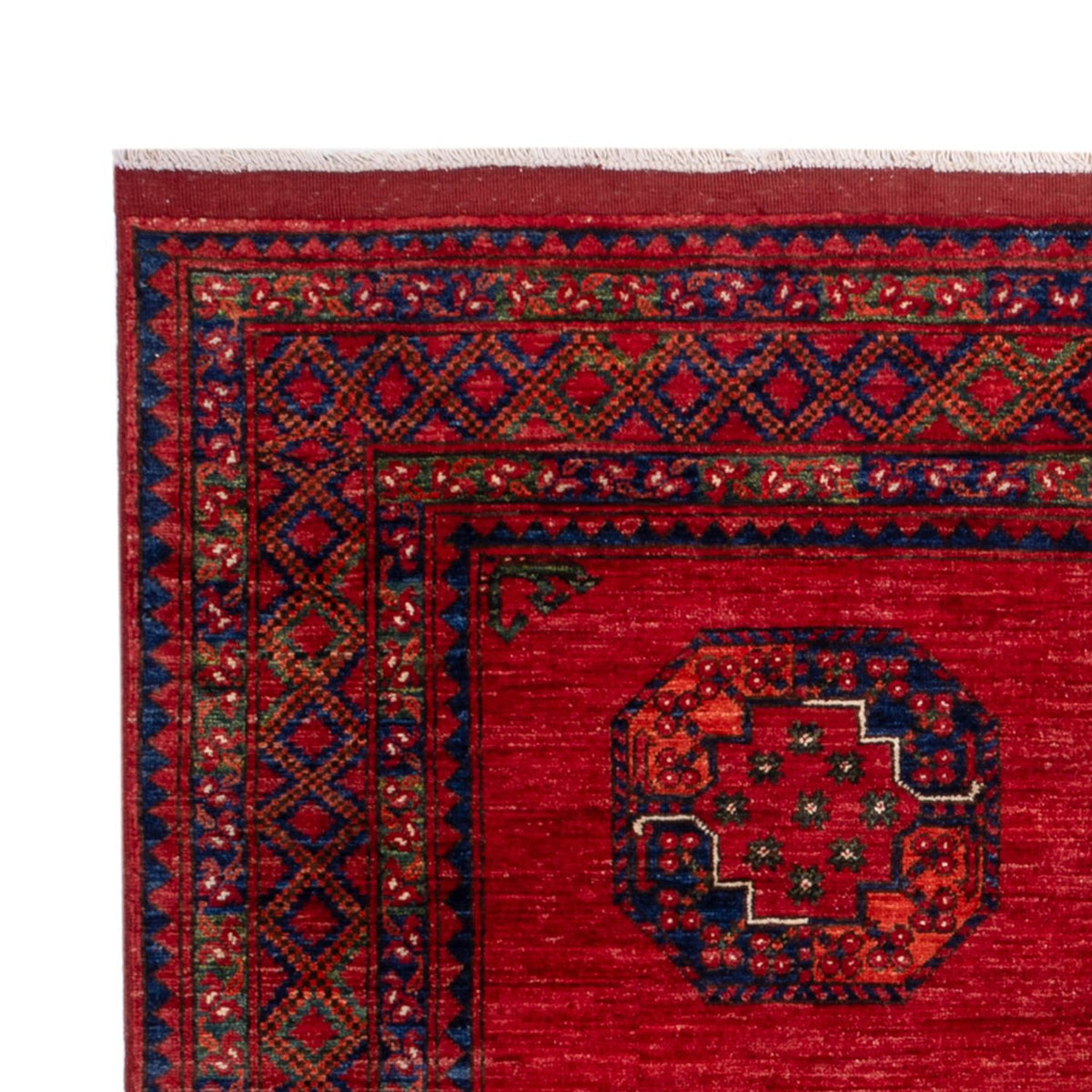 Afghansk tæppe - Kunduz - 236 x 172 cm - rød