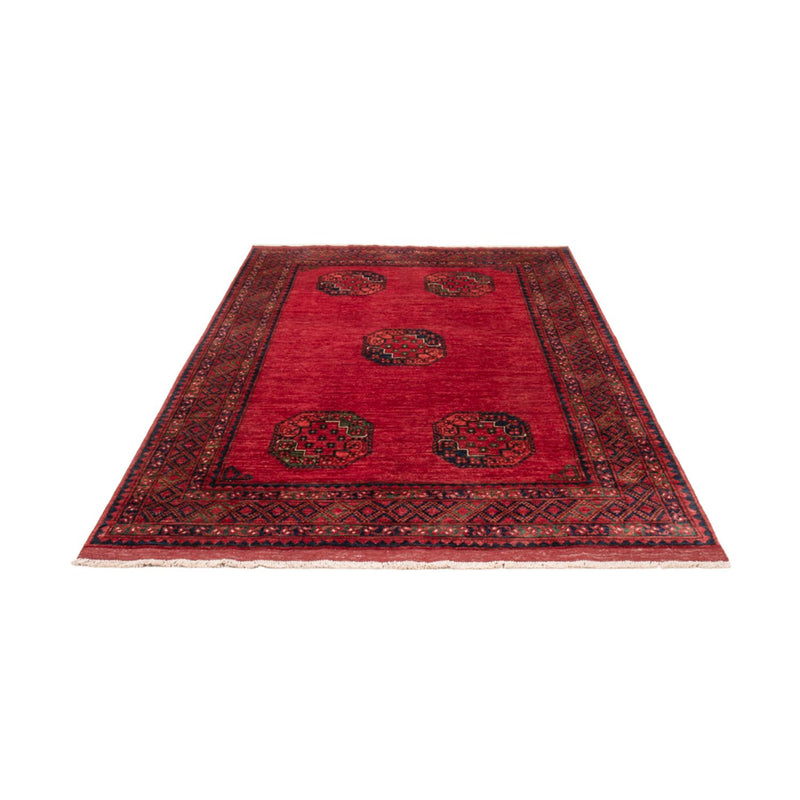 Afghansk tæppe - Kunduz - 236 x 172 cm - rød