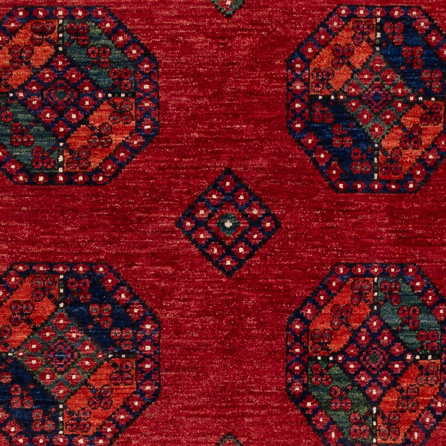 Afghan Teppich - Kunduz - 256 x 176 cm - rot