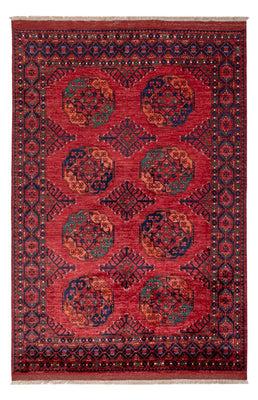 Afghansk tæppe - Kunduz - 250 x 174 cm - rød
