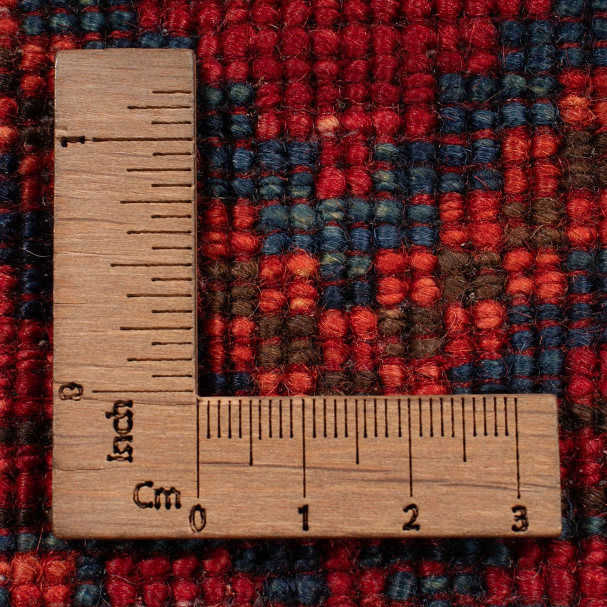 Afghansk tæppe - Kunduz - 235 x 173 cm - rød