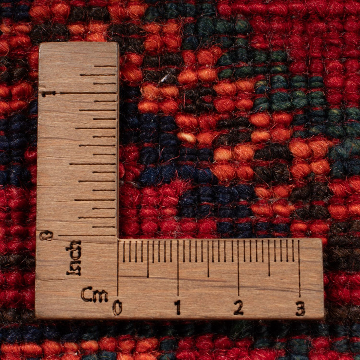 Afghansk tæppe - Kunduz - 243 x 177 cm - rød