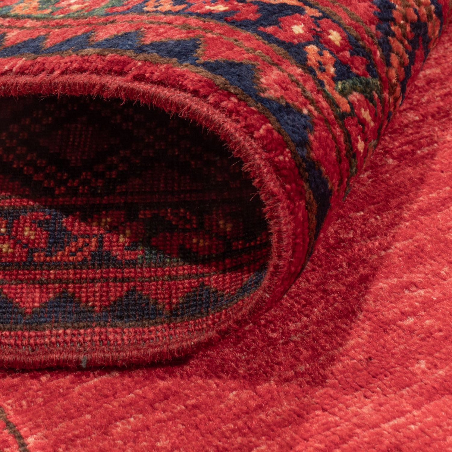 Afghan Teppich - Kunduz - 241 x 175 cm - rot