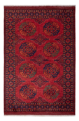 Afghansk tæppe - Kunduz - 239 x 165 cm - rød
