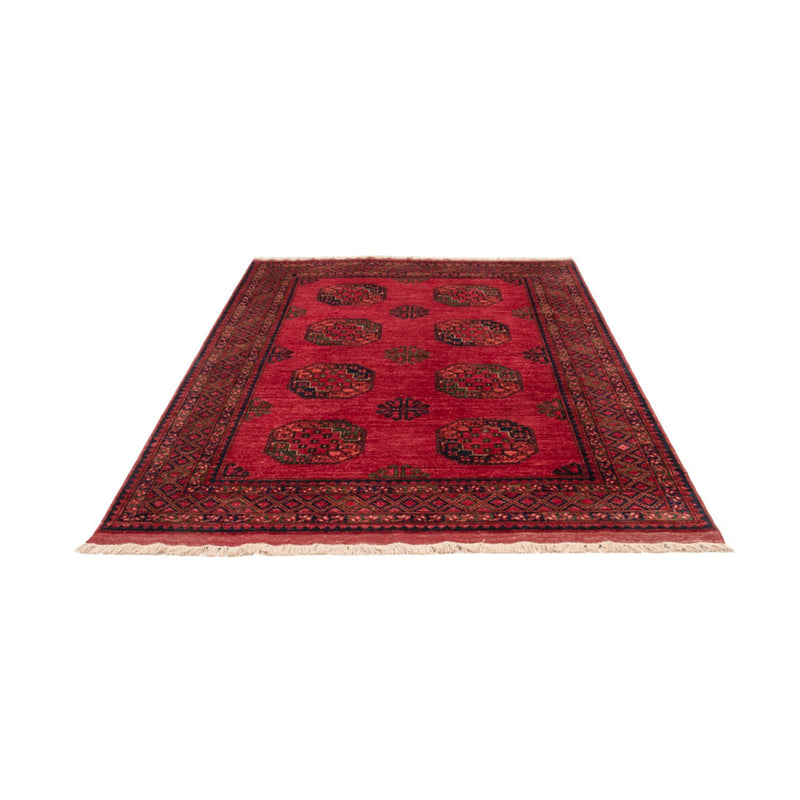 Afghansk tæppe - Kunduz - 242 x 171 cm - rød