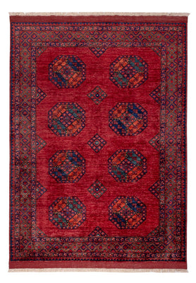 Afghansk tæppe - Kunduz - 243 x 177 cm - rød