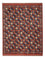 Afghansk tæppe - 215 x 176 cm - flerfarvet
