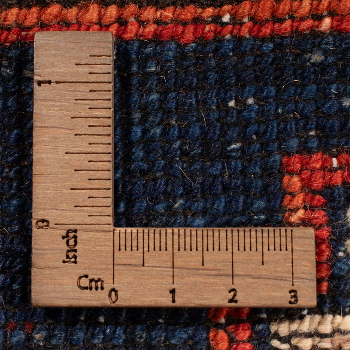 Afghansk tæppe - 215 x 176 cm - flerfarvet