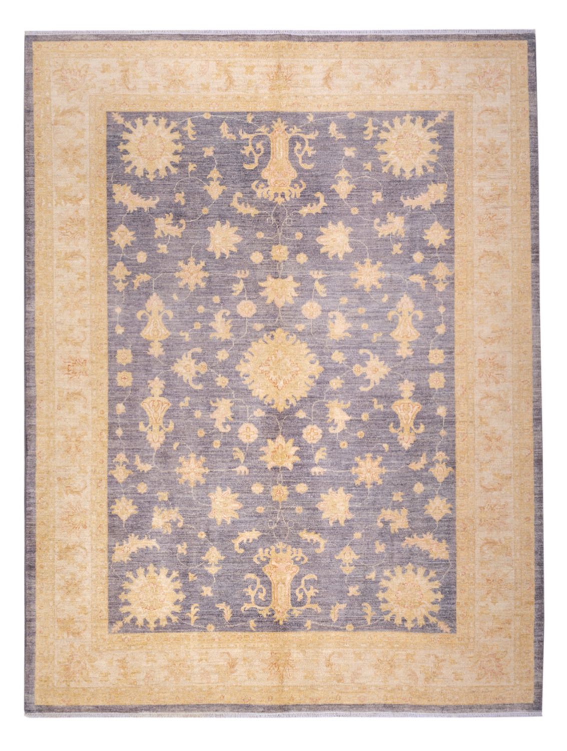 Ziegler Carpet - 287 x 216 cm - havblå
