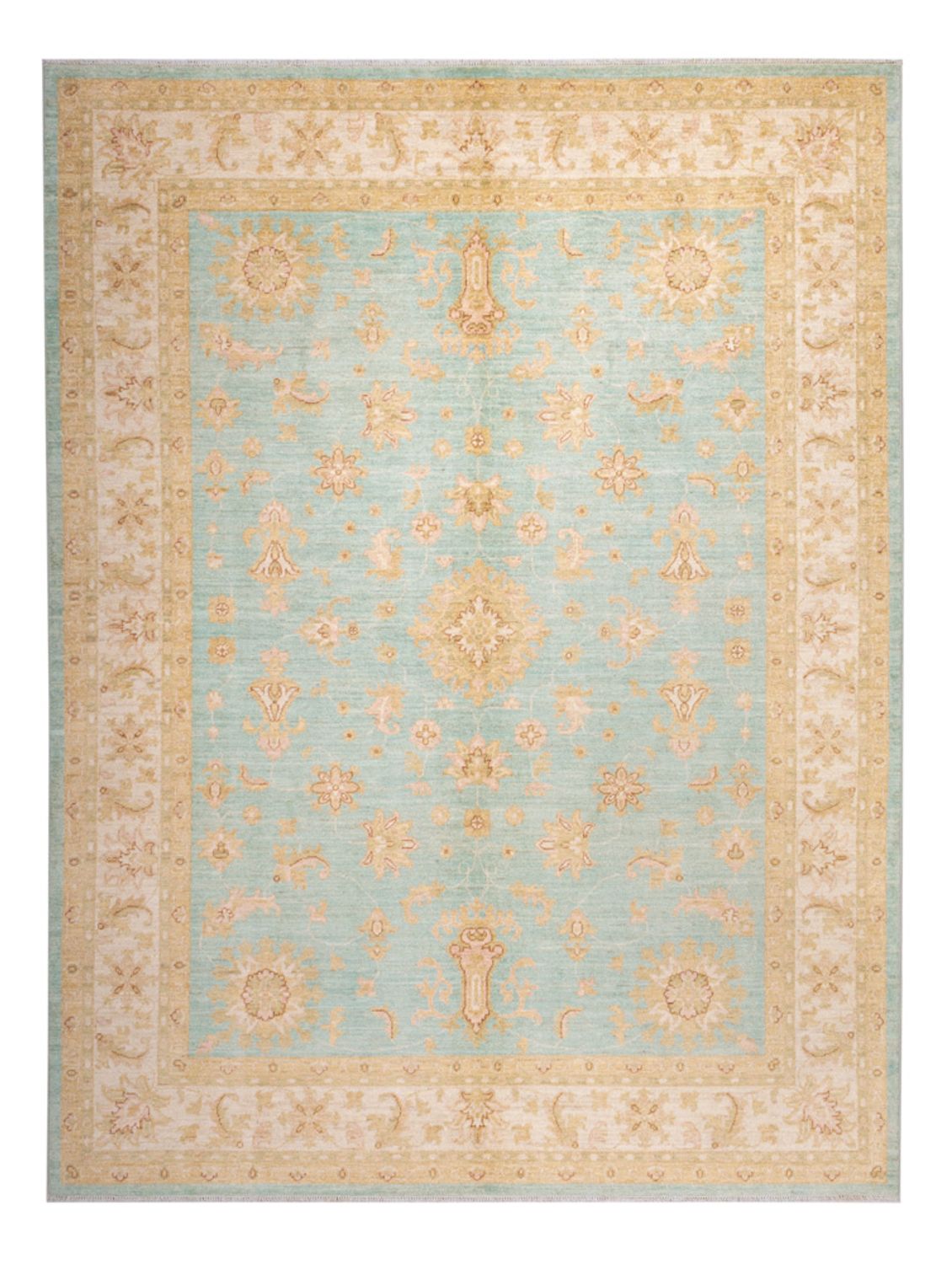 Ziegler Carpet - 287 x 211 cm - turkis