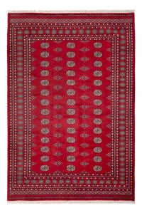 Afghansk tæppe - Bukhara - 300 x 201 cm - rød