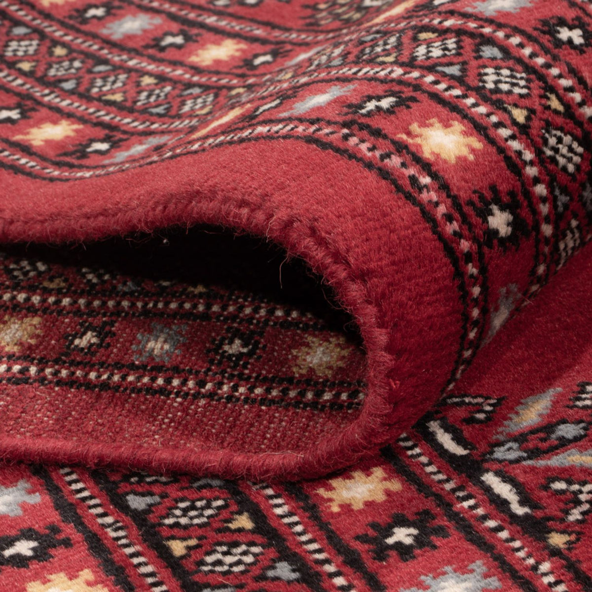 Afghansk tæppe - Bukhara - 302 x 200 cm - rød