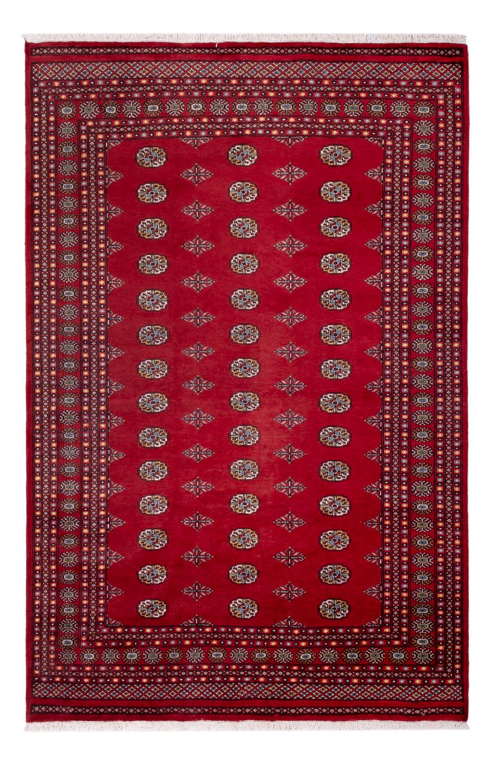 Afghansk tæppe - Bukhara - 306 x 202 cm - rød