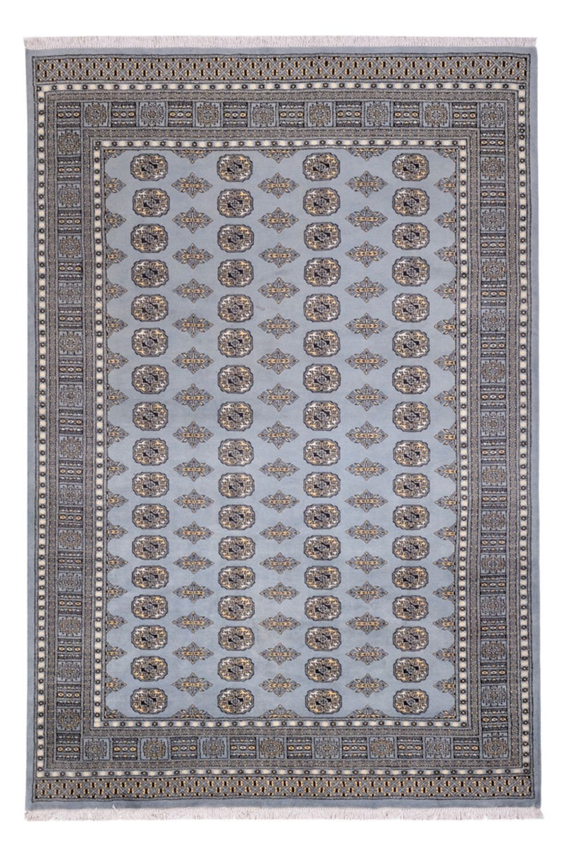 Afghansk tæppe - Bukhara - 300 x 204 cm - lysegrå