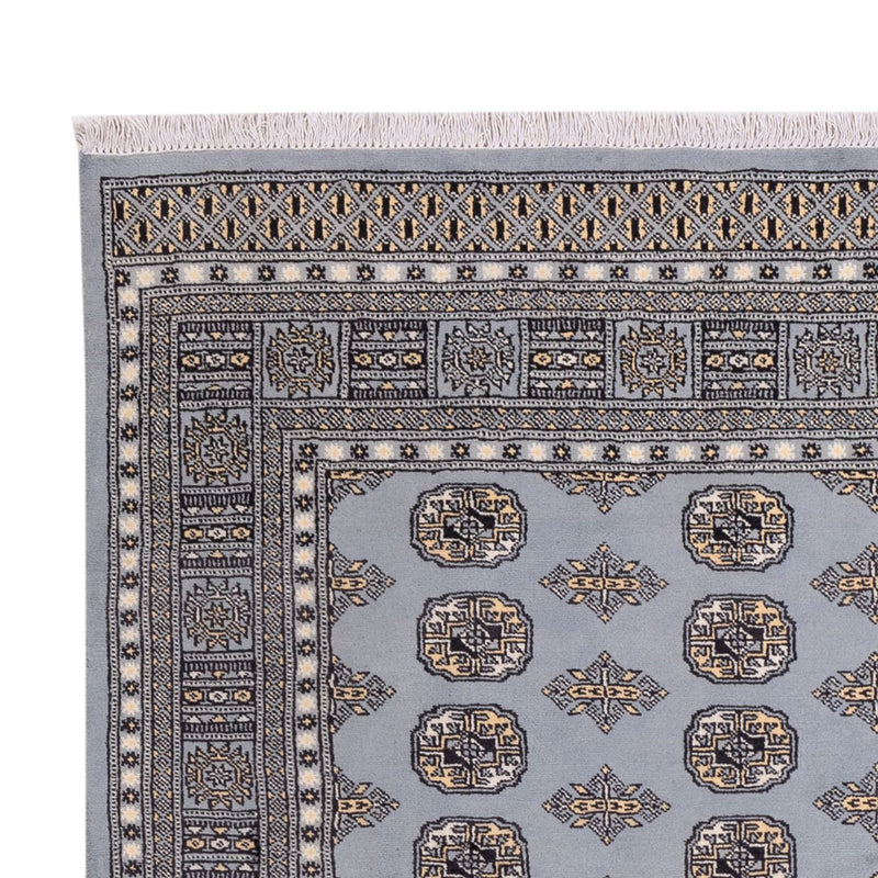 Afghansk tæppe - Bukhara - 300 x 204 cm - lysegrå