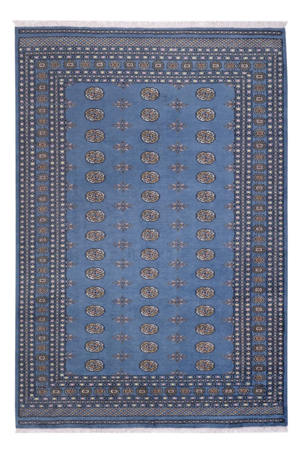 Afghansk tæppe - Bukhara - 308 x 206 cm - blå
