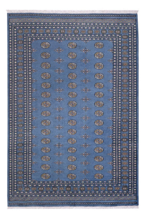 Afghansk tæppe - Bukhara - 308 x 206 cm - blå