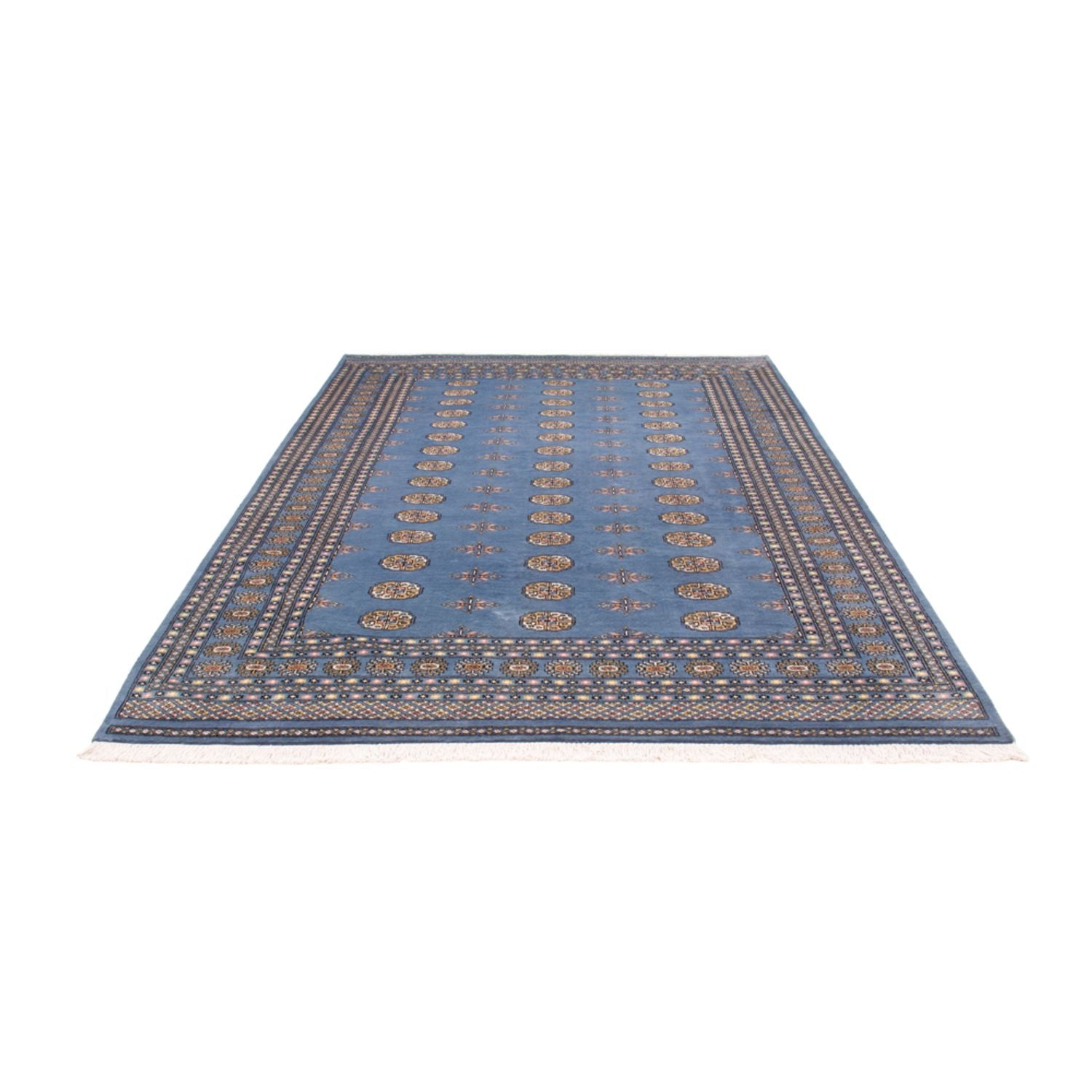 Afghansk tæppe - Bukhara - 308 x 206 cm - blå