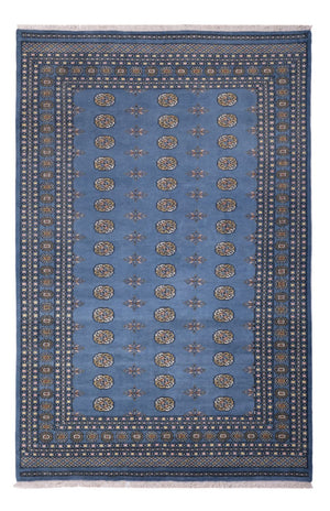 Afghansk tæppe - Bukhara - 315 x 207 cm - blå