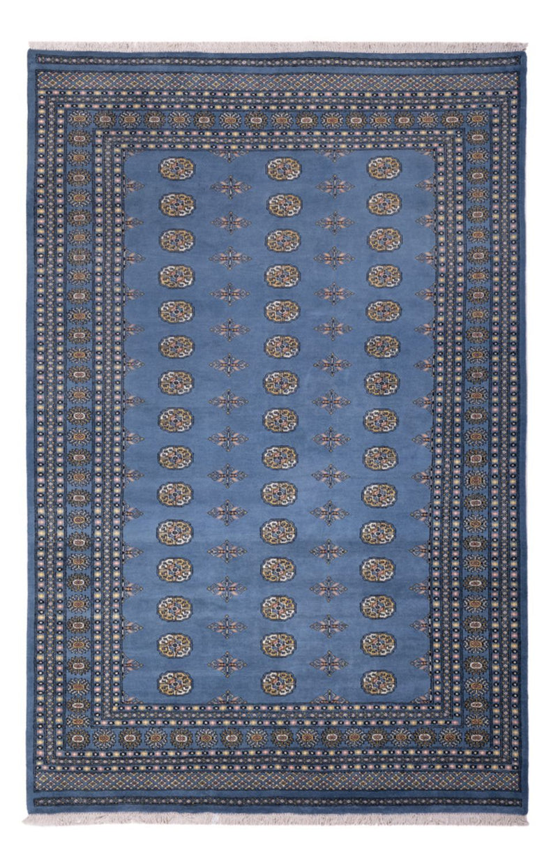 Afghansk tæppe - Bukhara - 315 x 207 cm - blå