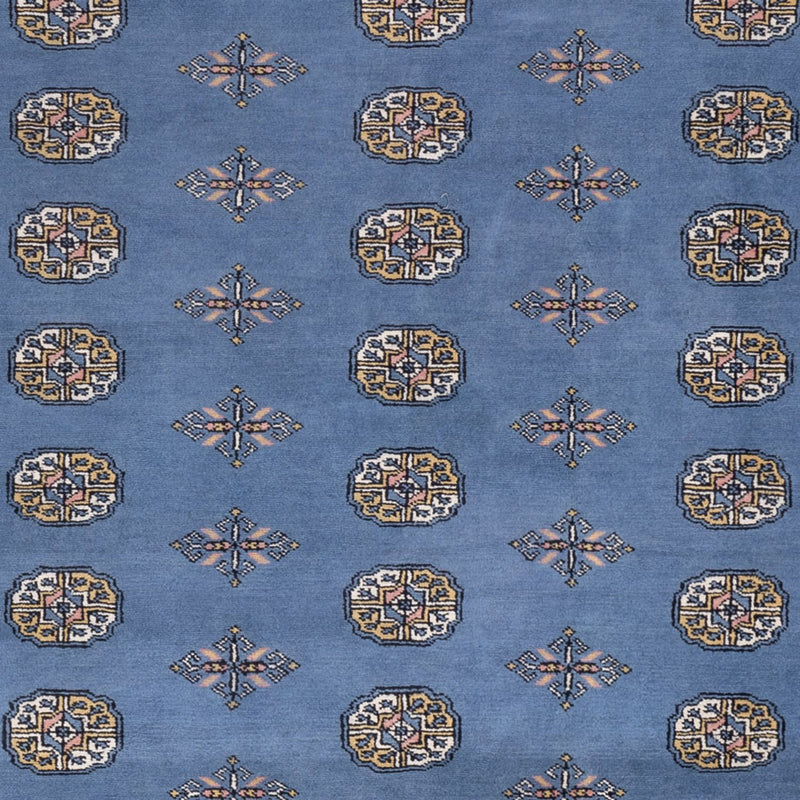Afghansk tæppe - Bukhara - 315 x 207 cm - blå