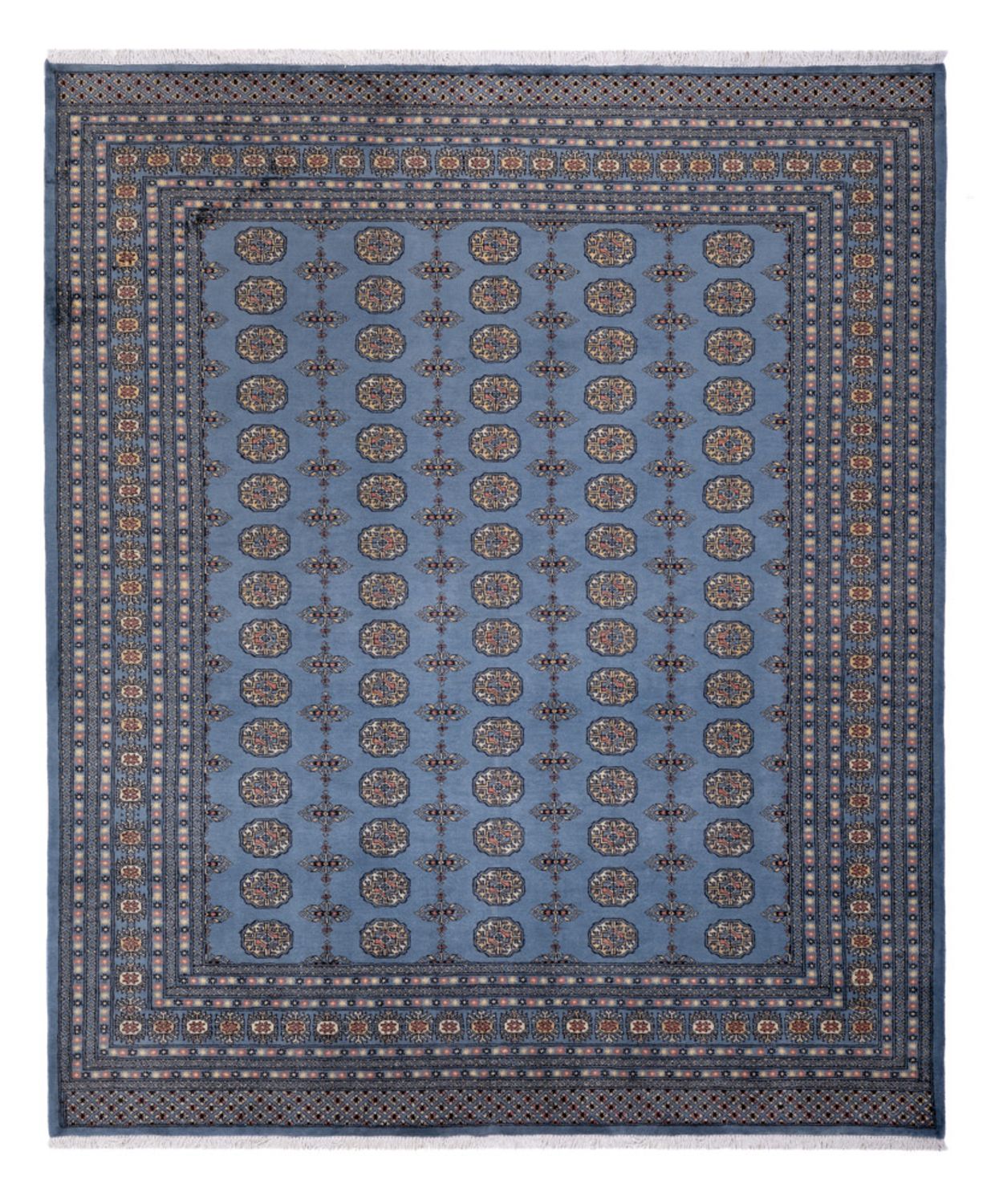 Afghansk tæppe - Bukhara - 307 x 250 cm - blå