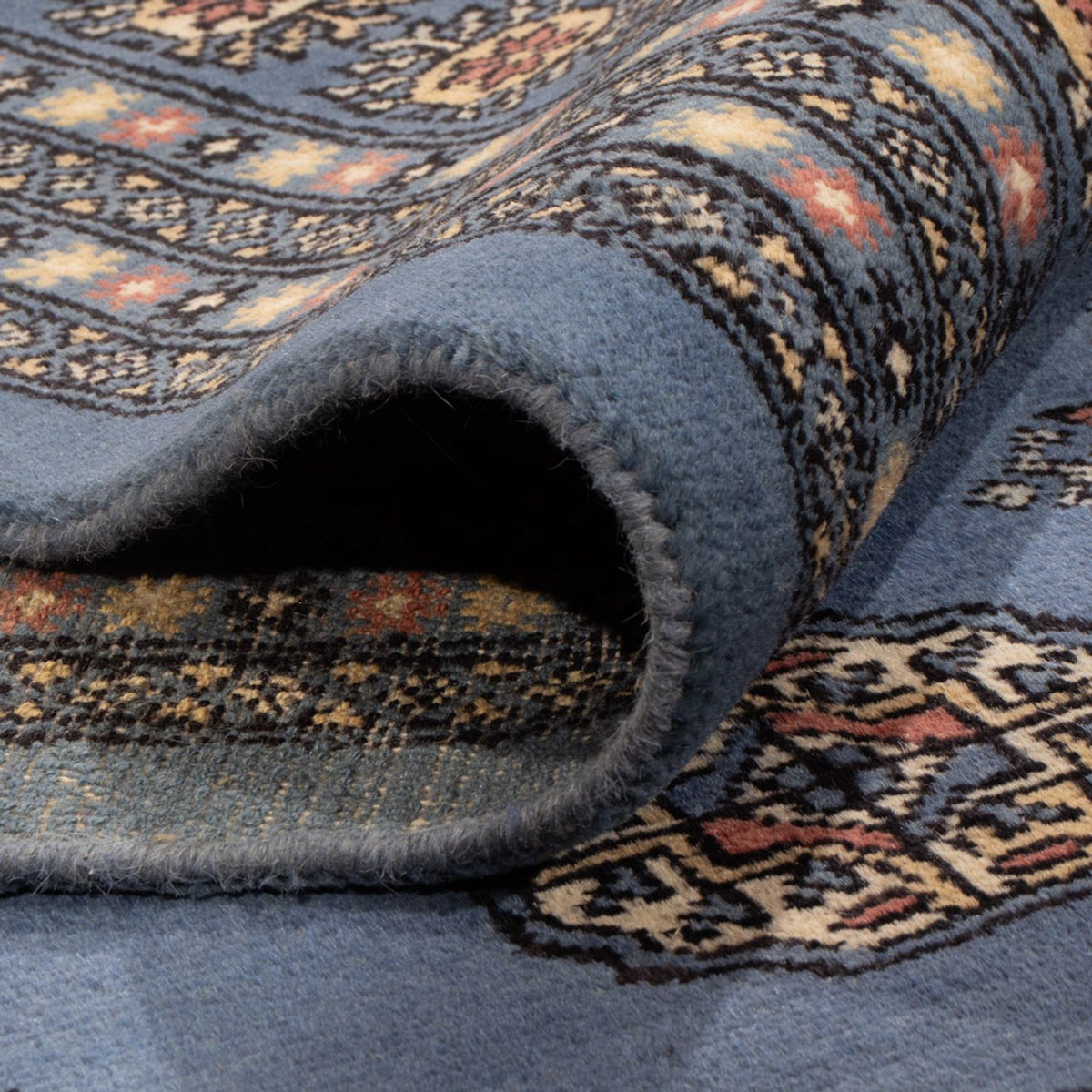 Afghansk tæppe - Bukhara - 305 x 249 cm - blå