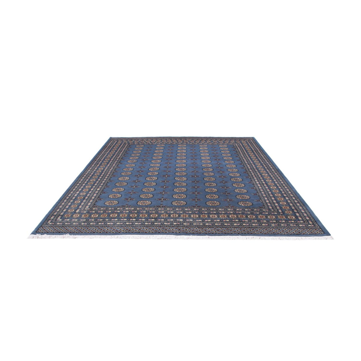 Afghansk tæppe - Bukhara - 305 x 249 cm - blå